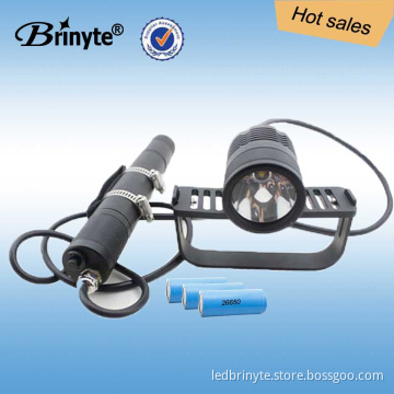New Arrivel DIV06 Underwater 150m CREE Powerful LED Can Diving Torch Umbilical Primary Diving Flashlight